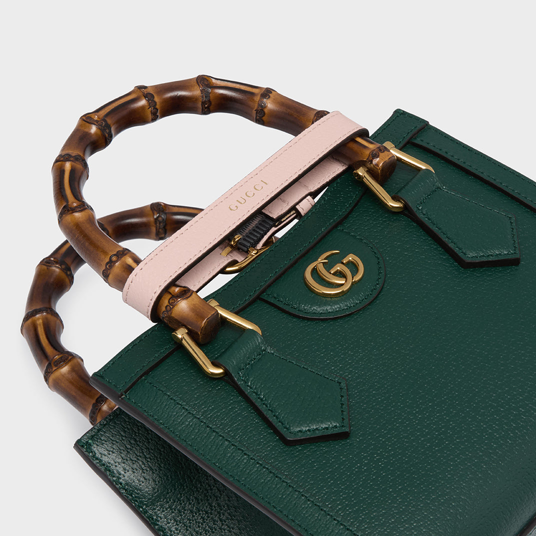 Diana Mini Tote Bag in Green