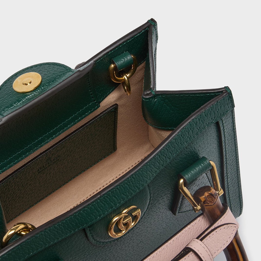 Diana Mini Tote Bag in Green
