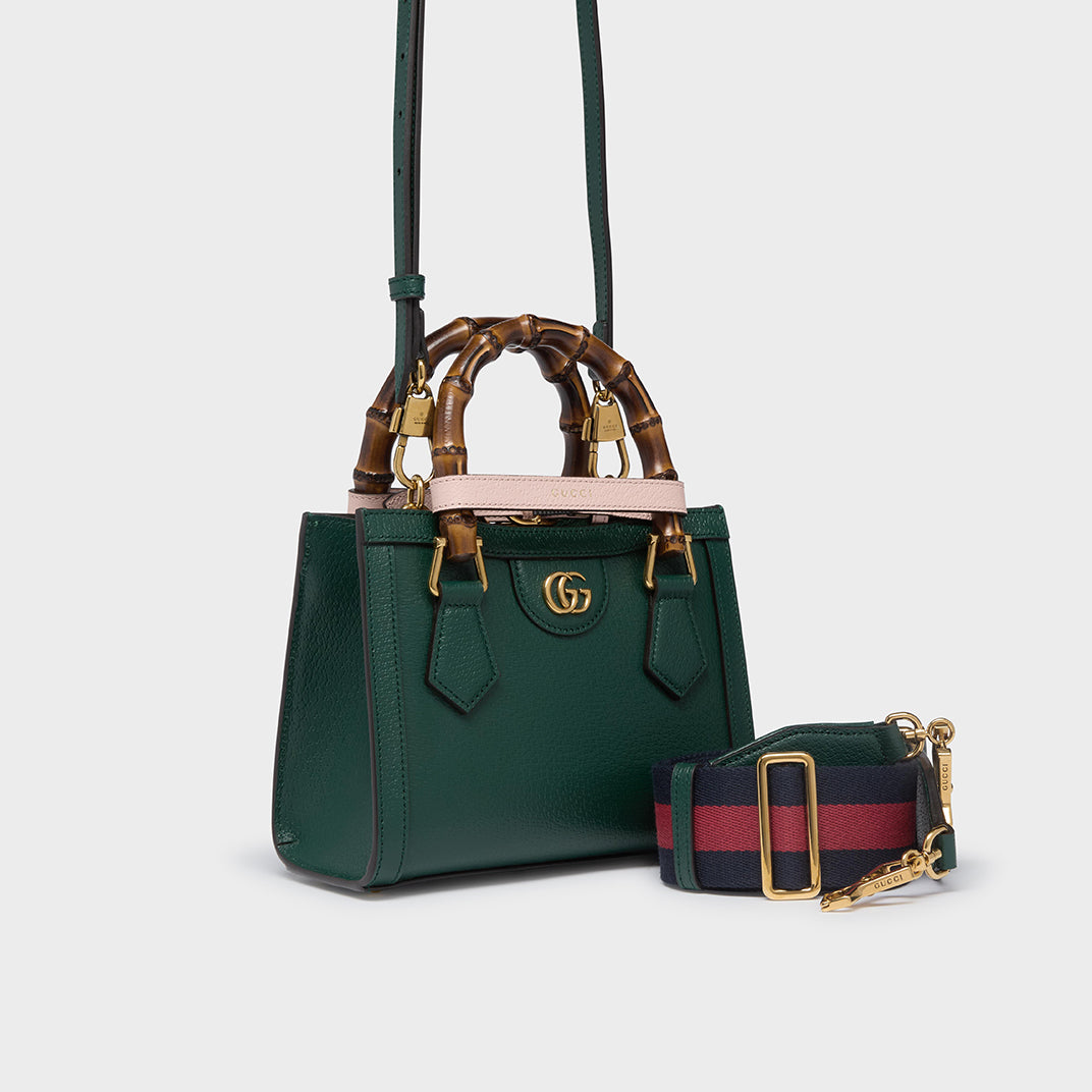 Diana Mini Tote Bag in Green