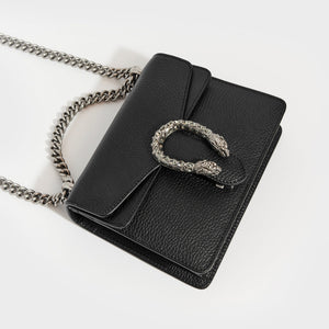 GUCCI Dionysus Black Leather Mini Bag [ReSale]
