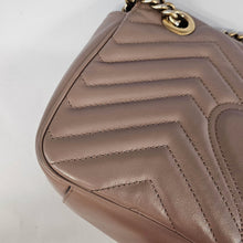 Load image into Gallery viewer, GUCCI GG Marmont Small Shoulder Bag in Dusty Pink Leather [ReSale]