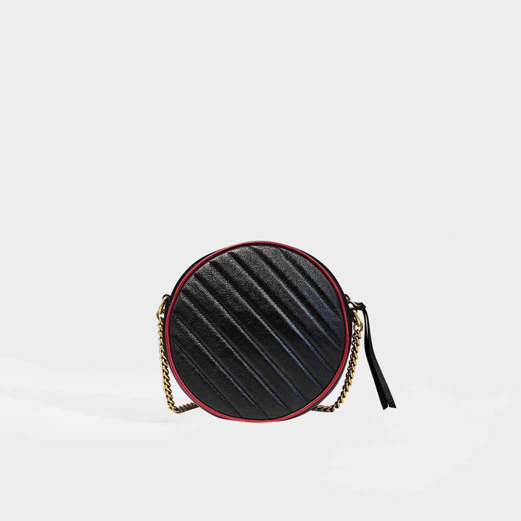 GUCCI GG Marmont Mini Round Shoulder Bag [ReSale]