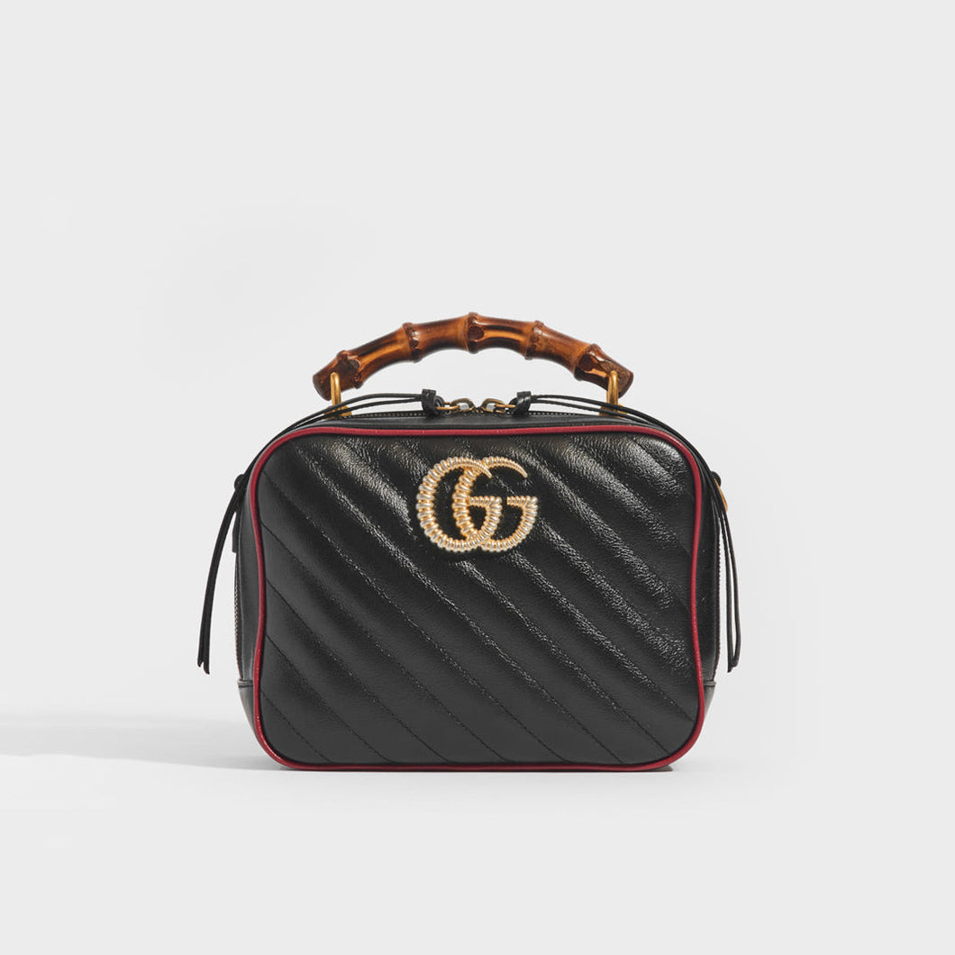 GUCCI GG Marmont Shoulder Bag with Bamboo Handle [ReSale]