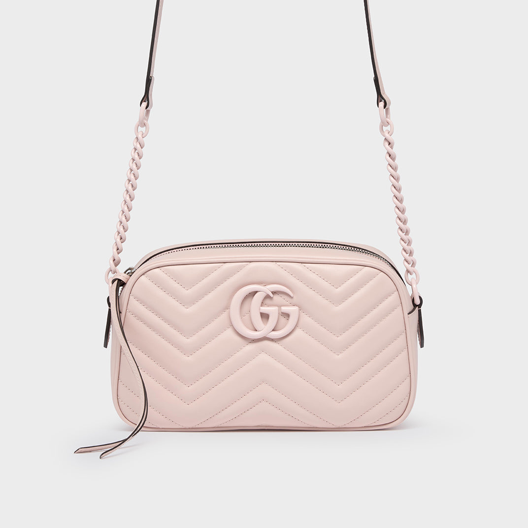 GG Marmont Small Shoulder Bag in Light Pink