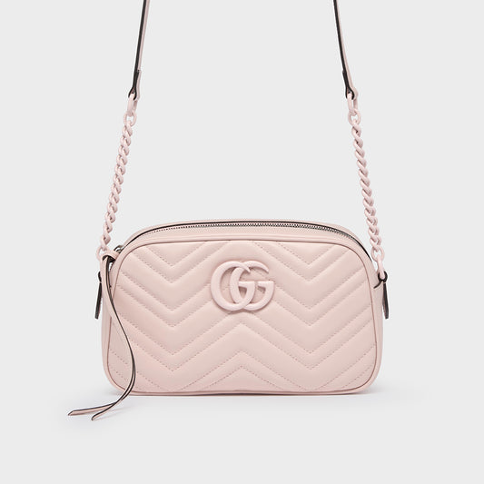 GG Marmont Small Shoulder Bag in Light Pink
