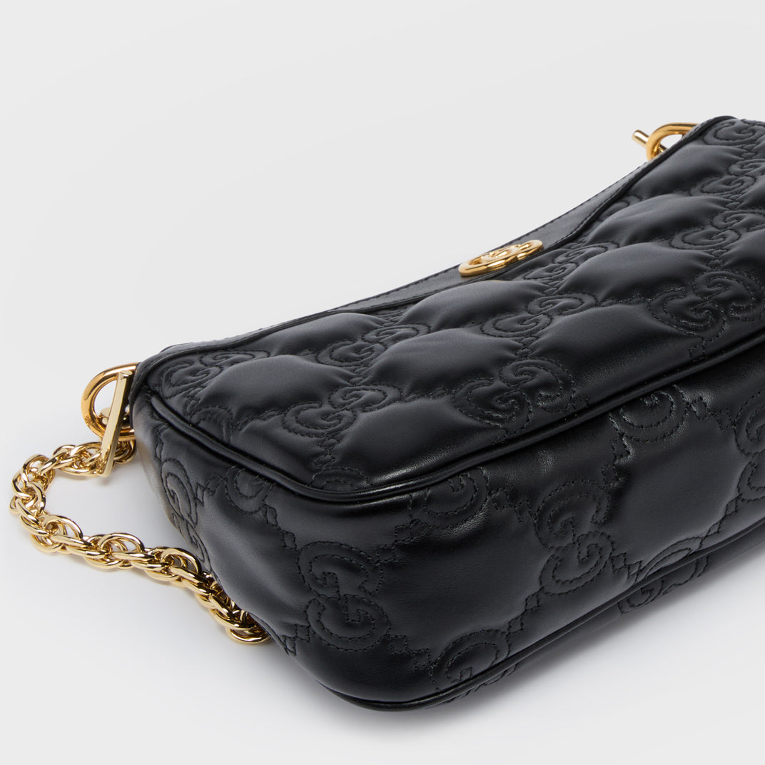 GG Matelassé Handbag in Black