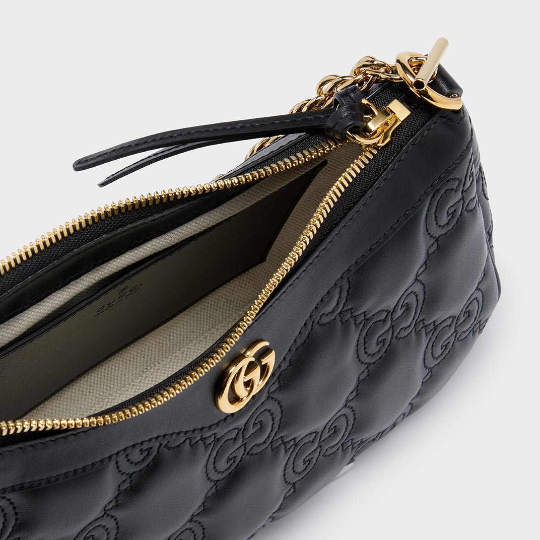 GG Matelassé Handbag in Black