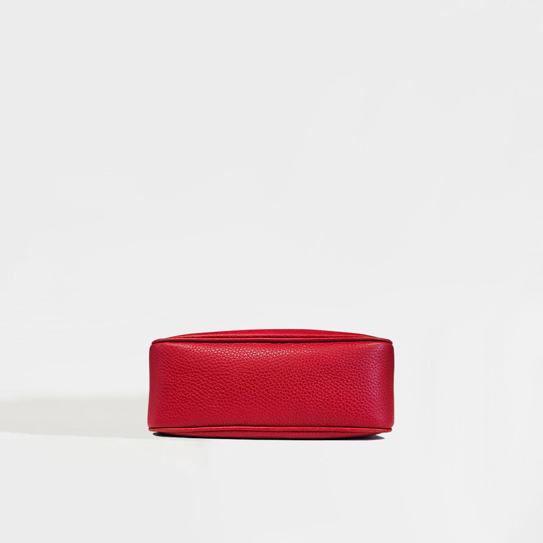 GUCCI Soho Small Leather Disco Bag in Red [ReSale]