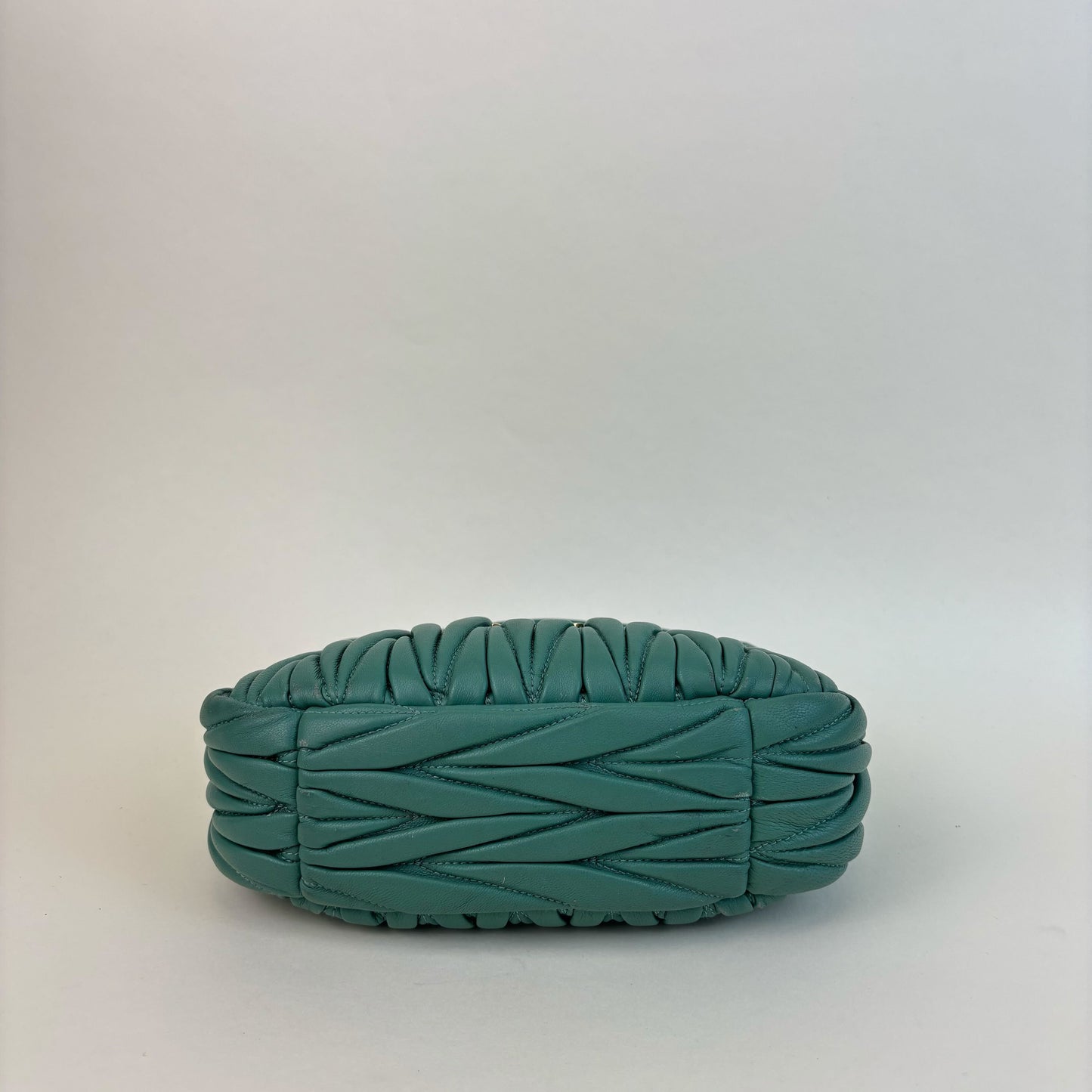 Wander Matelassé Leather Hobo Bag in Green [ReSale]