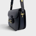 Horsebit 1955 Leather Shoulder Bag in Black [ReSale]