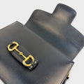 Horsebit 1955 Leather Shoulder Bag in Black [ReSale]
