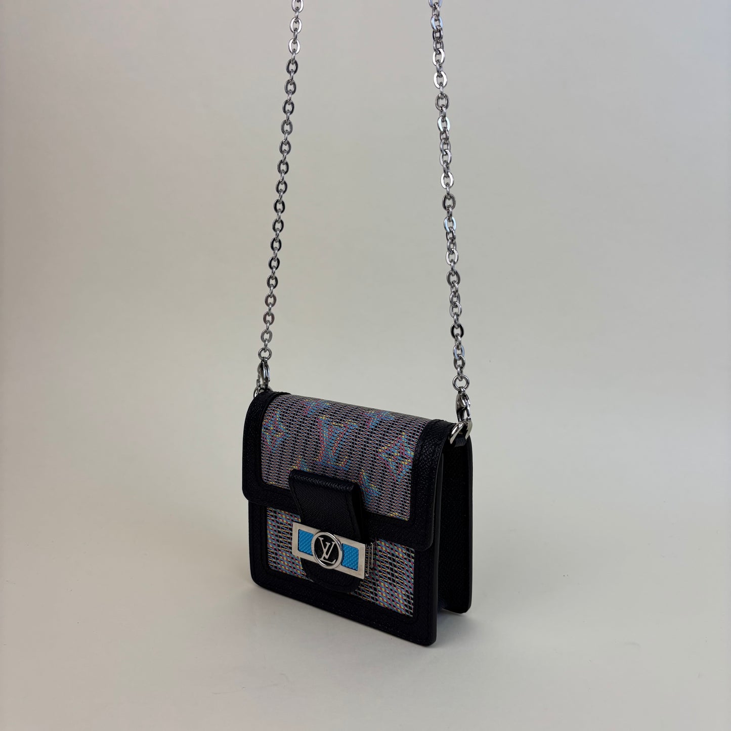 Mini Dauphine in Damier Monogram LV Pop Blue [ReSale]