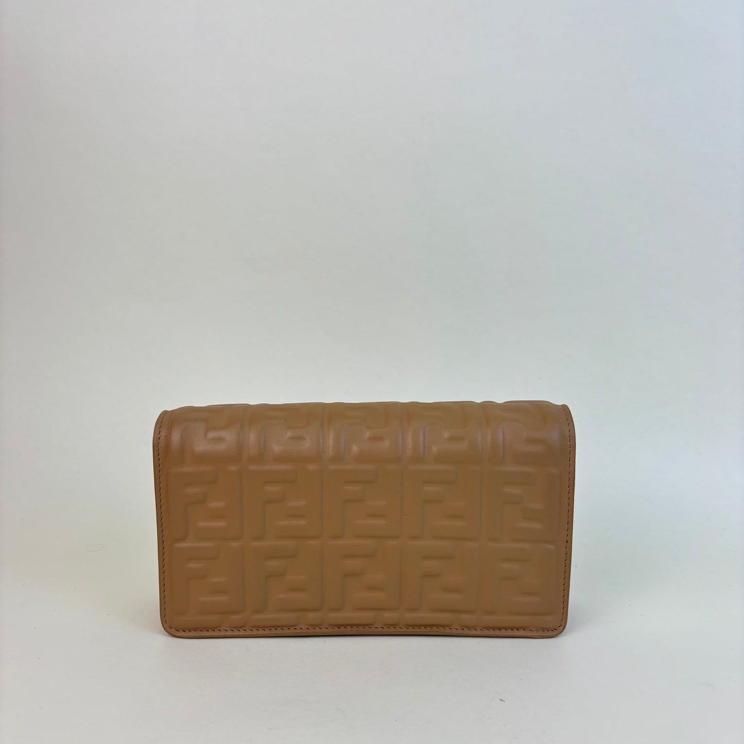 Baguette FF Wallet on Chain in Beige [ReSale]