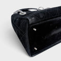 Medium Lady Dior in Black Suede 2003 [ReSale]