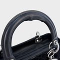 Medium Lady Dior in Black Suede 2003 [ReSale]