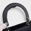 Medium Lady Dior in Black Suede 2003 [ReSale]