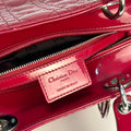 Large Lady Dior in Red Patent Leather [ReSale]