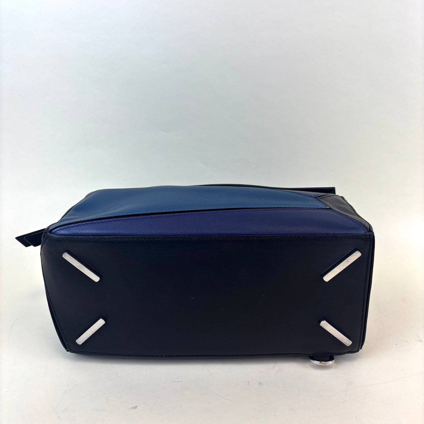 Medium Puzzle Tricolour Bag in Blue Leather [ReSale]