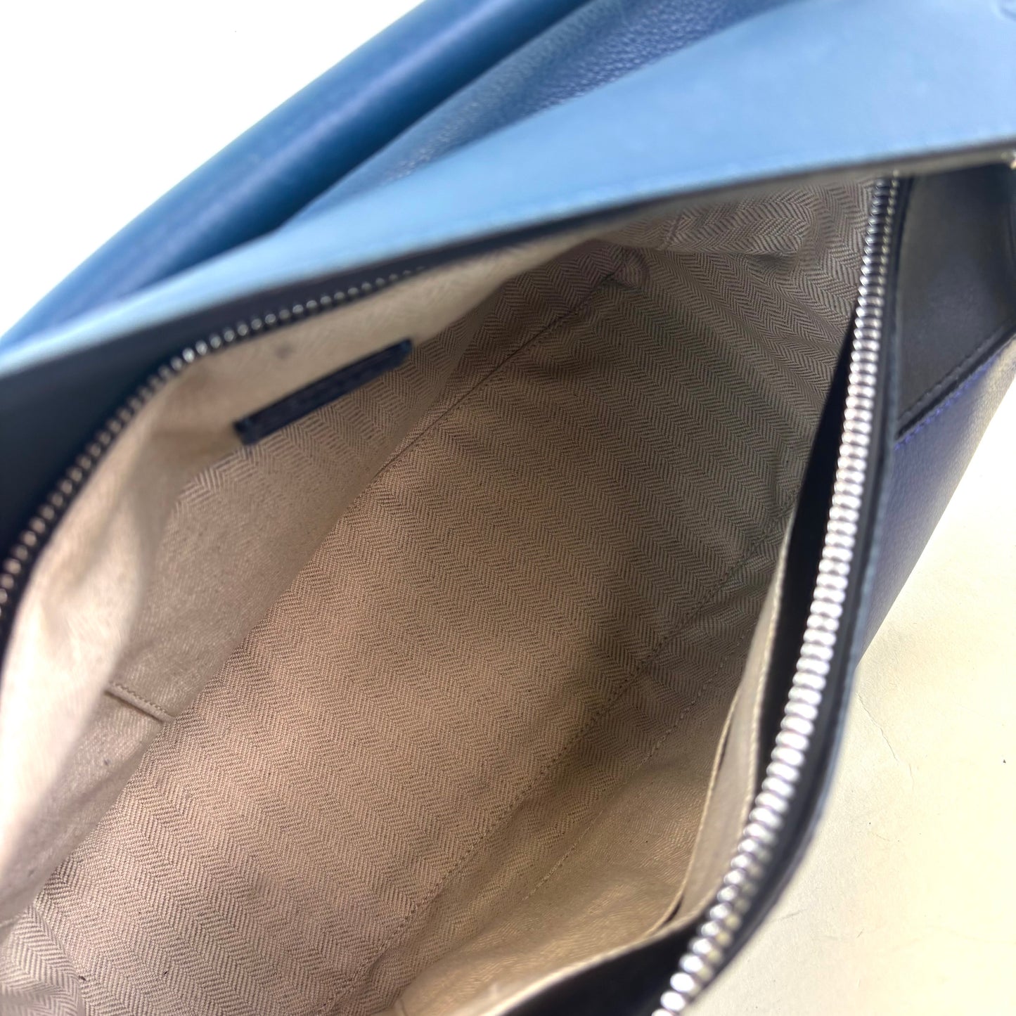 Medium Puzzle Tricolour Bag in Blue Leather [ReSale]