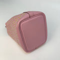 Micro Picotin Lock 14 in Pink Lucky Daisy Swift Leather [ReSale]
