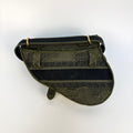 Canvas Embroidered Camouflage Saddle Belt Bag Green [ReSale]