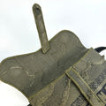 Canvas Embroidered Camouflage Saddle Belt Bag Green [ReSale]