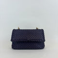Intrecciato Baby Olimpia Shoulder Bag in Grape [ReSale]