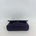 Intrecciato Baby Olimpia Shoulder Bag in Grape [ReSale]