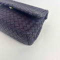 Intrecciato Baby Olimpia Shoulder Bag in Grape [ReSale]