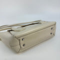 Arco Small Intrecciato Leather Tote Bag in White [ReSale]