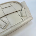 Arco Small Intrecciato Leather Tote Bag in White [ReSale]