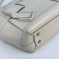Arco Small Intrecciato Leather Tote Bag in White [ReSale]