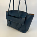 Arco Large Leather Tote Bag in Deep Blue [ReSale]