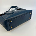 Arco Large Leather Tote Bag in Deep Blue [ReSale]