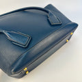 Arco Large Leather Tote Bag in Deep Blue [ReSale]