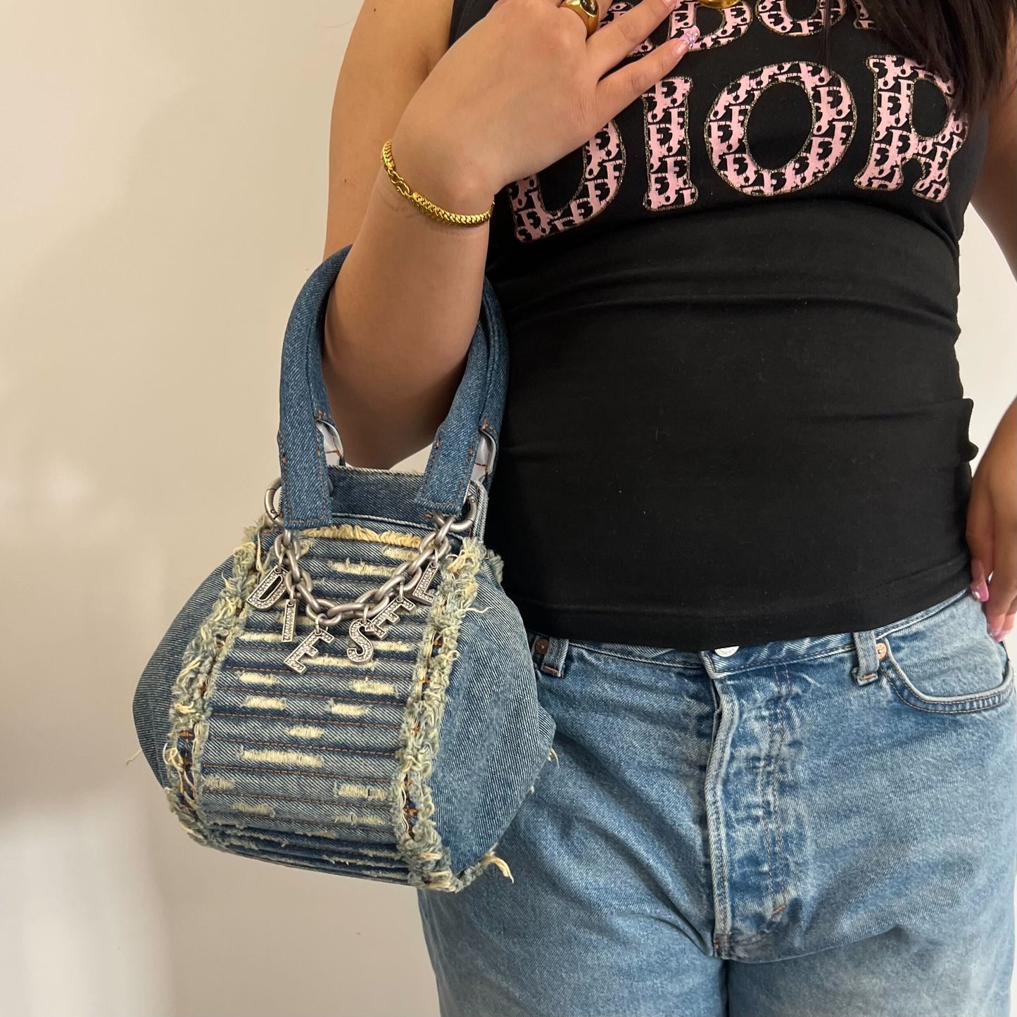 D-Vina-Xs in Distressed Denim [ReSale]