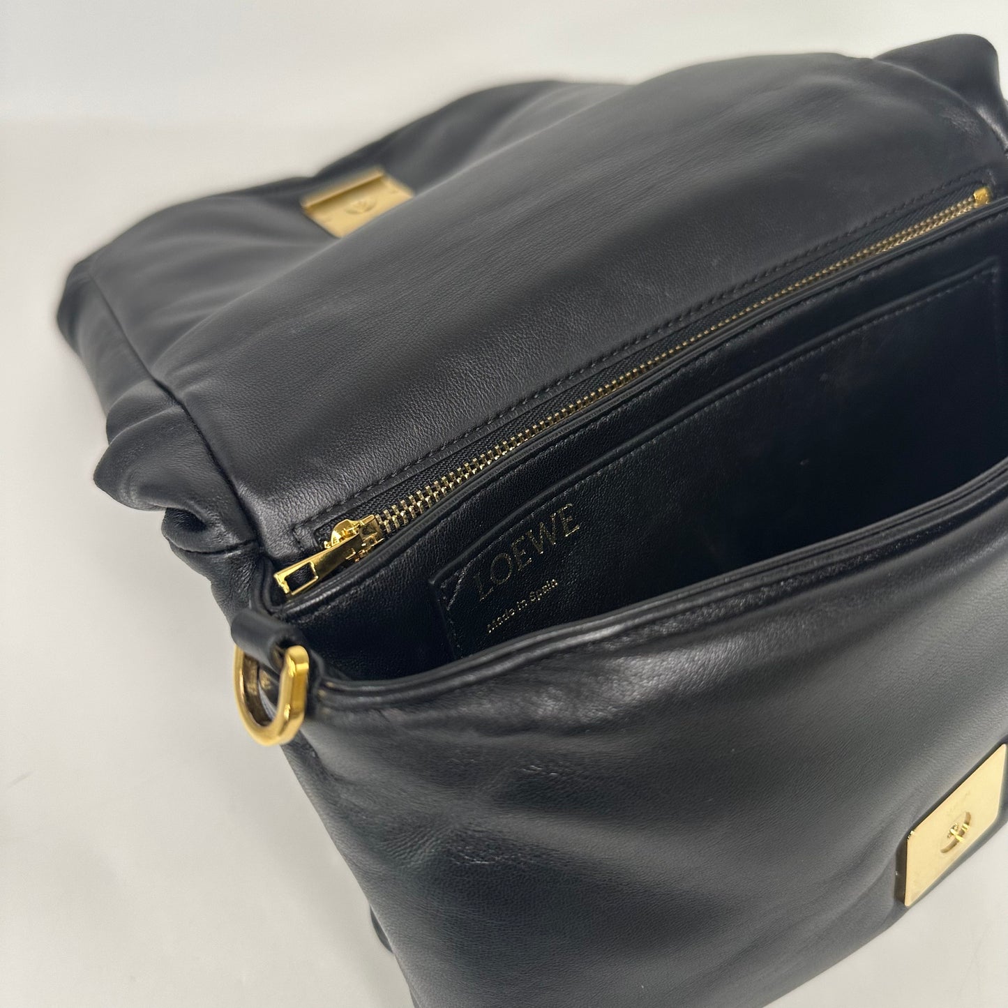 Small Puffer Goya Bag in Black [ReSale]