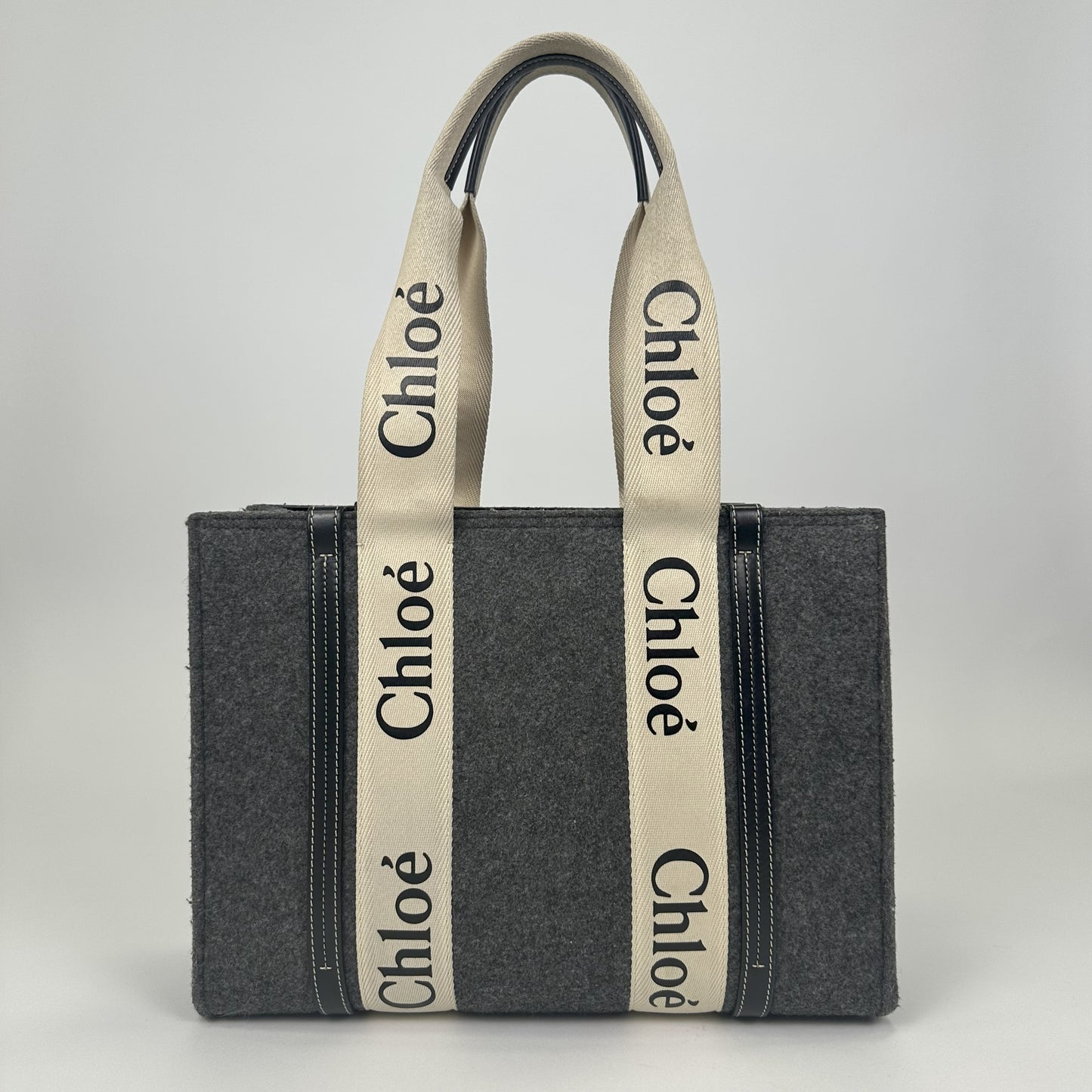 Medium Woody Tote Bag in Grey [ReSale]