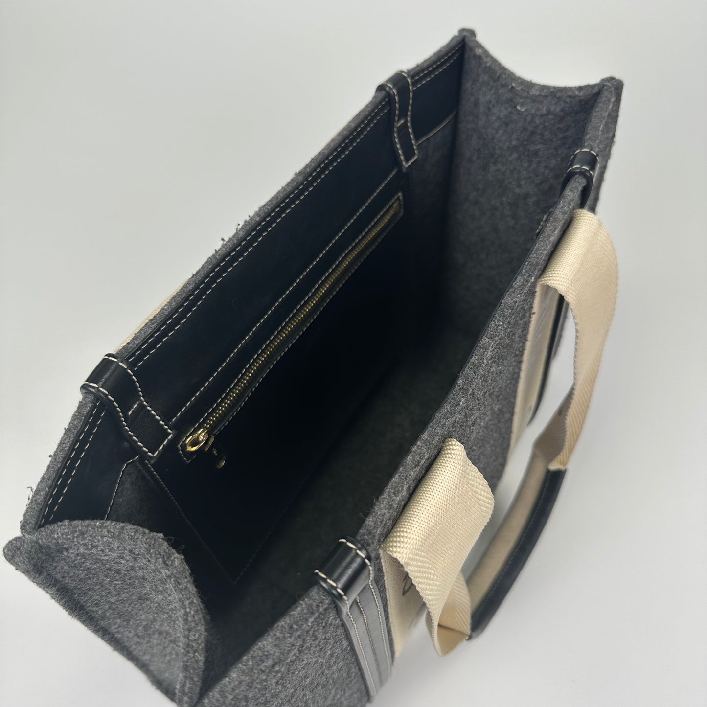 Medium Woody Tote Bag in Grey [ReSale]