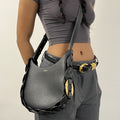 Darryl Small Leather Shoulder Bag in Black [ReSale]