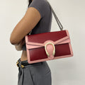 Dionysus Small Shoulder Bag in Red and Pink [ReSale]