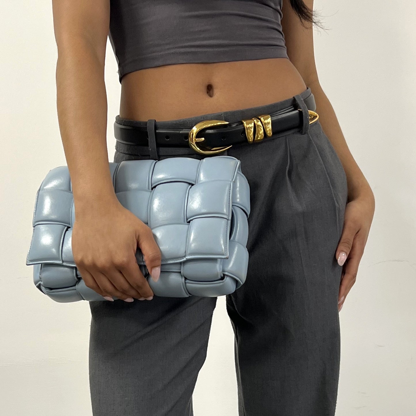 Padded Cassette Bag in Ice