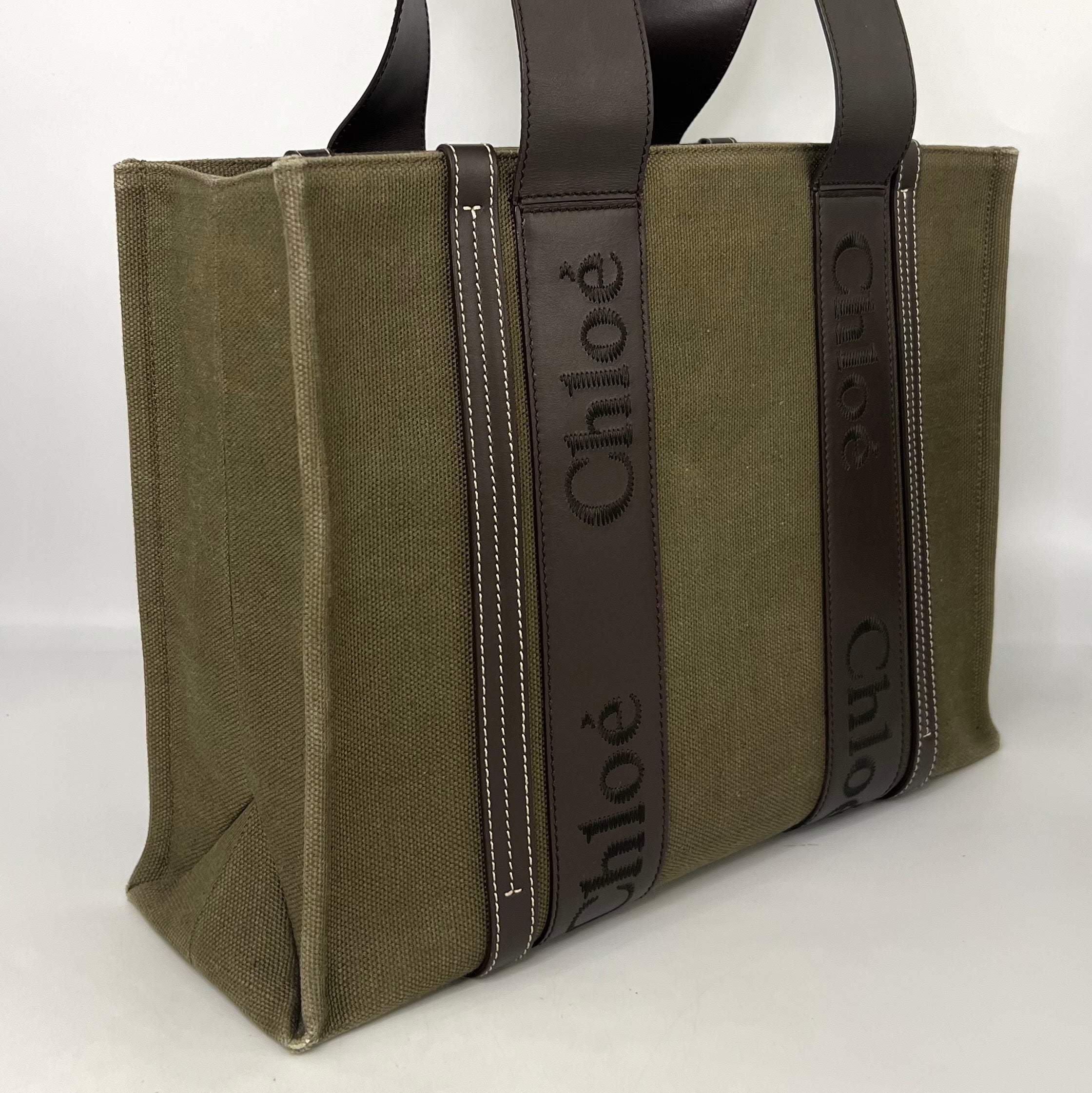 トートバッグ CANVAS WOODY MEDIUM TOTE BAG Chloé Woody Medium Canvas Tote | Bloomingdale's