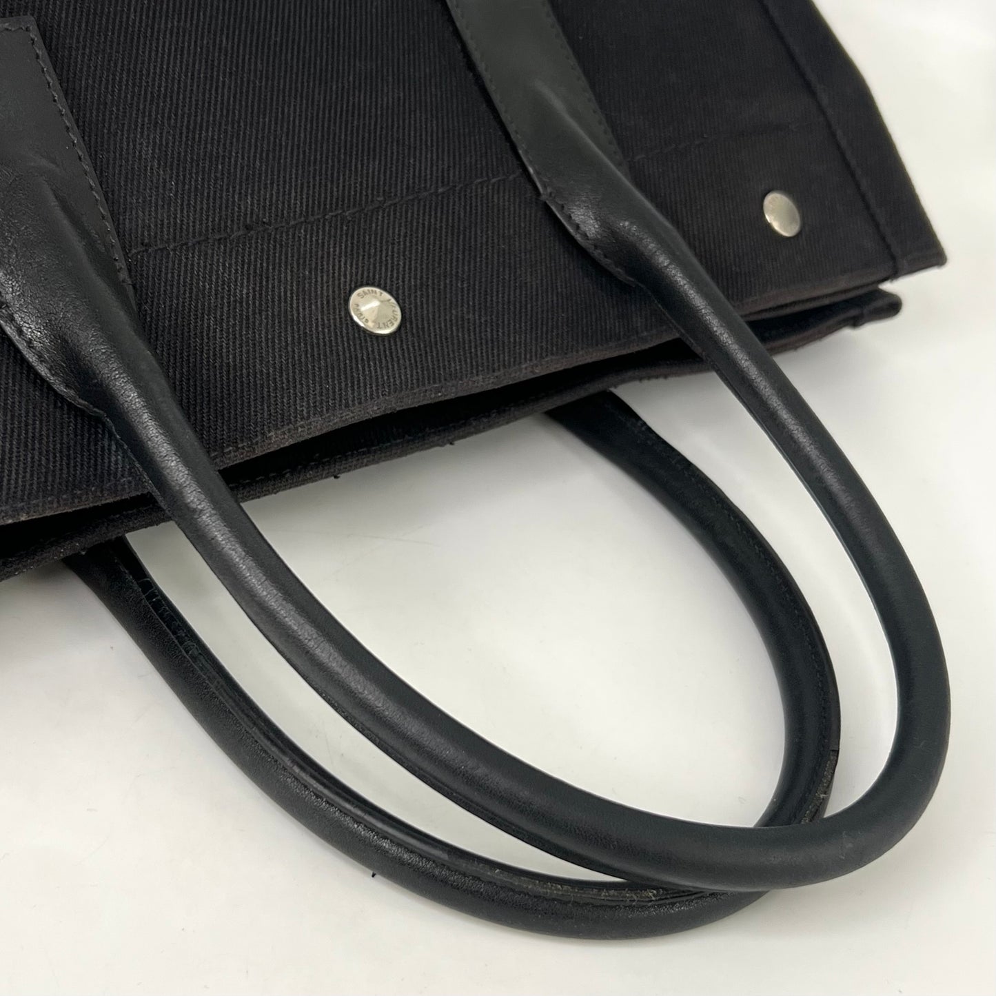 Rive Gauche Tote Bag in Black Canvas [ReSale]