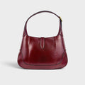 Jackie 1961 Medium Hobo in Red Python Embossed Leather