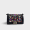 Medium Boy Bag in Multicoloured Tweed 2017
