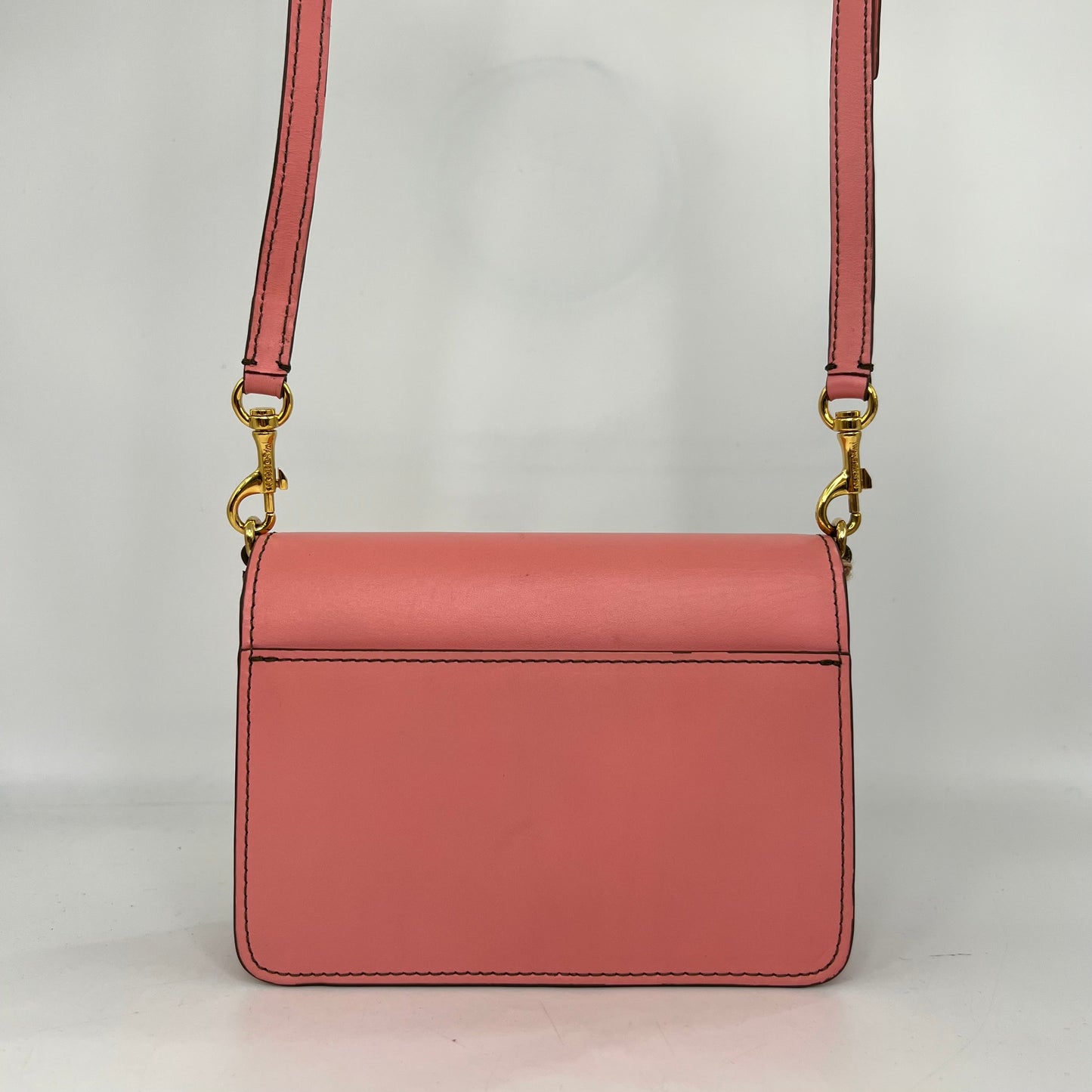 Anchor Logo Small Crossbody in Pink Leather [ReSale]