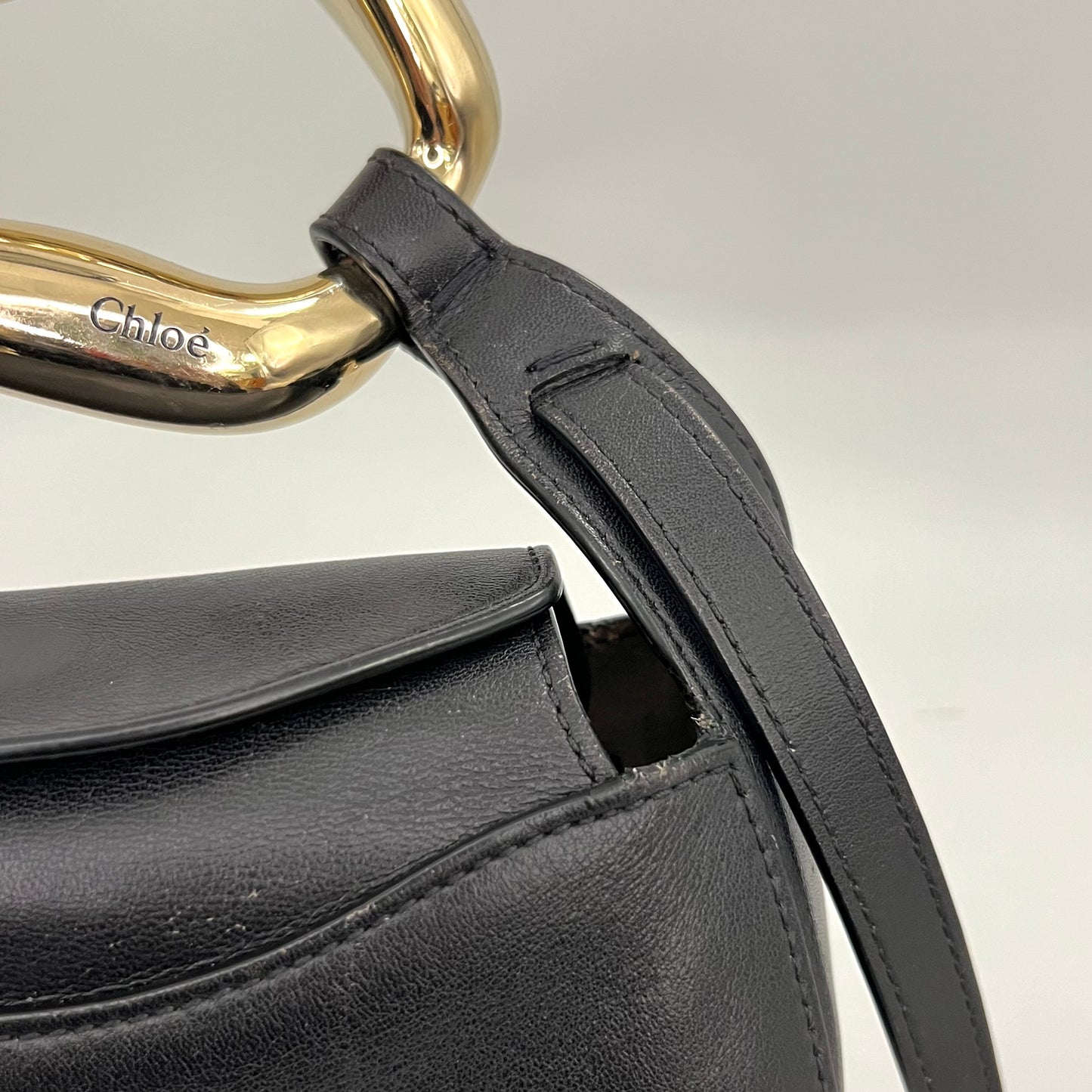 Kiss Small Leather Tote in Full Blue [ReSale]