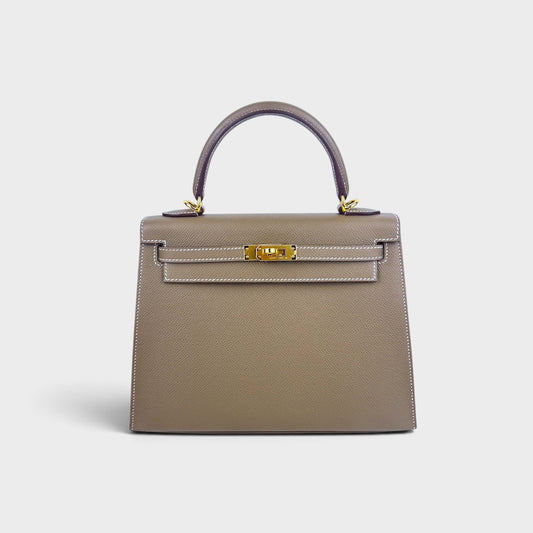 Kelly 25 in Étoupe Epsom 2024 [ReSale]
