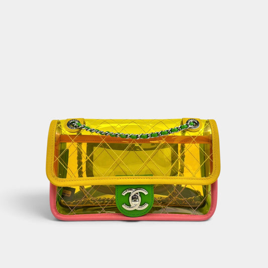 Coco Splash PVC Single Flap in Multicolour Vinyl 2018 [ReSale]